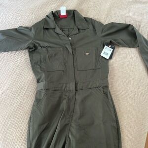 Dark Green Coveralls